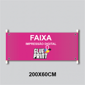 Faixa 200 x 60 cm  200 x 60 CM    