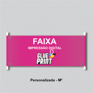 Faixa m2 - Personalizada  m2    